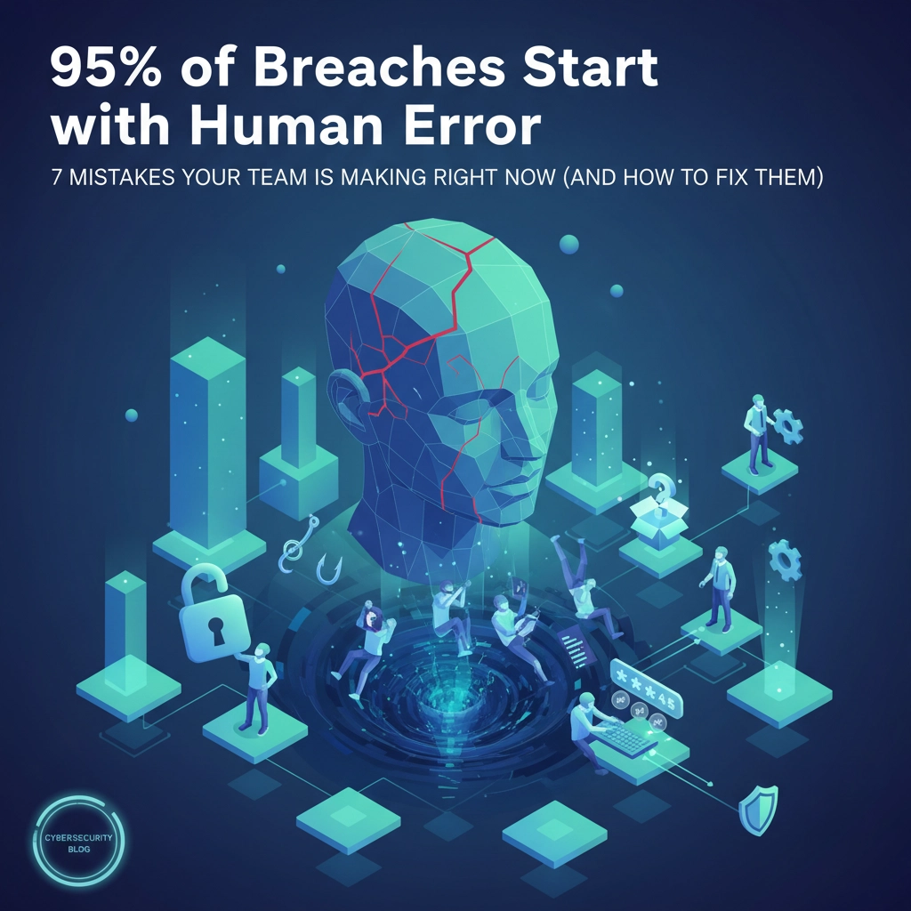95% of Breaches Start with Human Error: 7 Mistakes Your Team Is Making Right Now (And How to Fix Them)