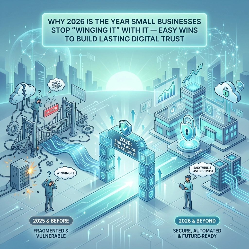Why 2026 Is the Year Small Businesses Stop "Winging It" with IT – Easy Wins to Build Lasting Digital Trust