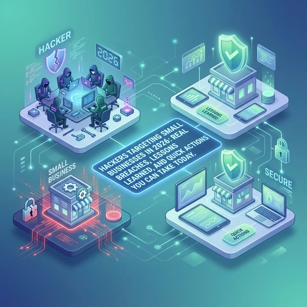 Hackers Targeting Small Businesses in 2026: Real Breaches, Lessons Learned, and Quick Actions You Can Take Today